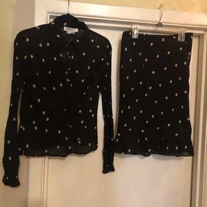 Kay Unger 2 piece skirt and top